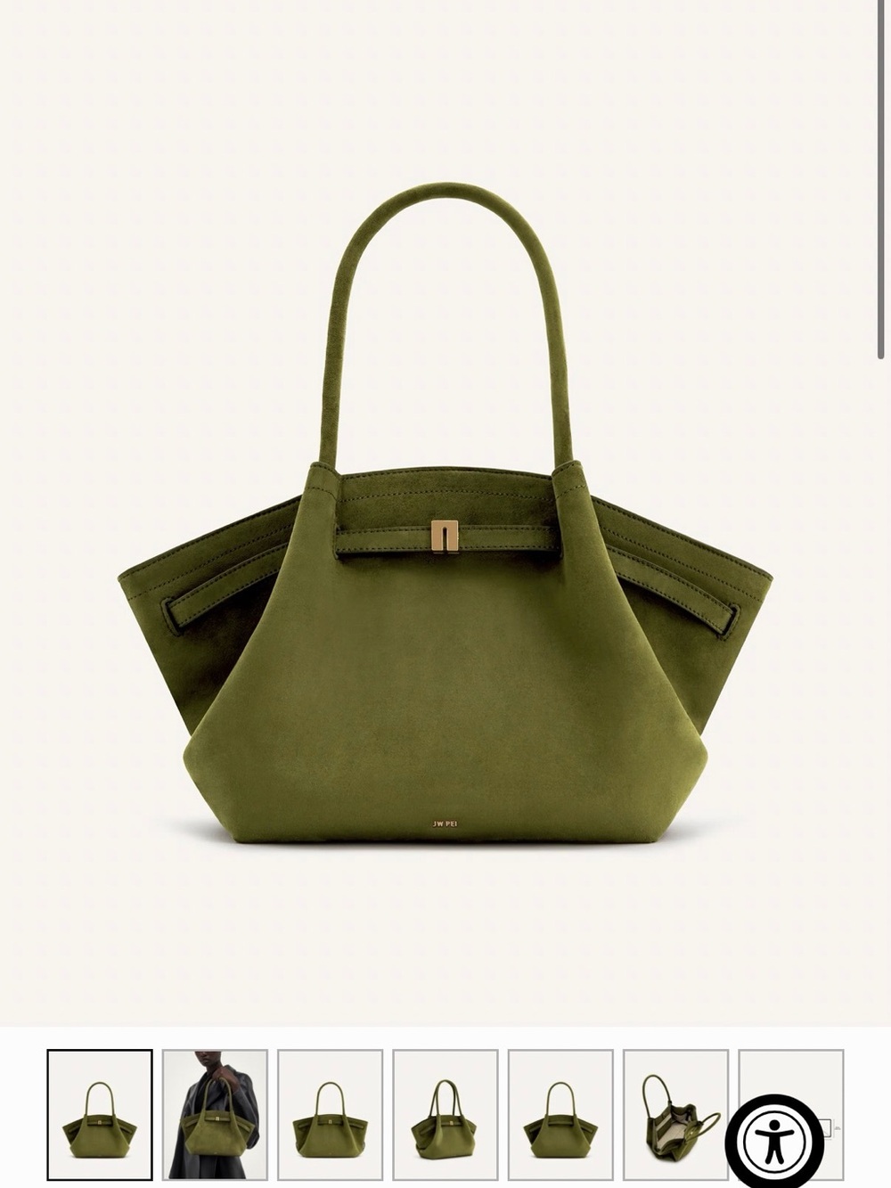 JW PEI Women's Hana Medium Faux Suede Tote Bag